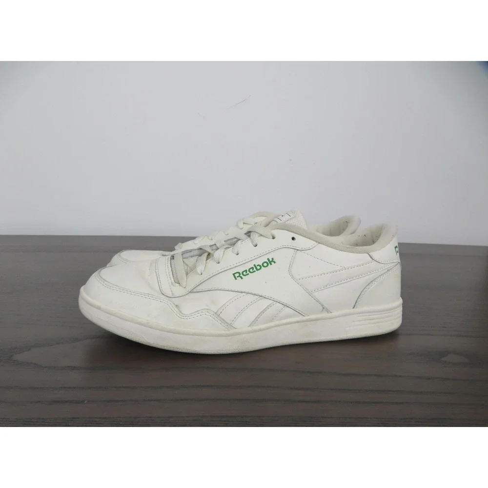 Reebok Club MEMT Shoes Mens 11.5 White Leather Low Top Walking Sneakers AR30104M